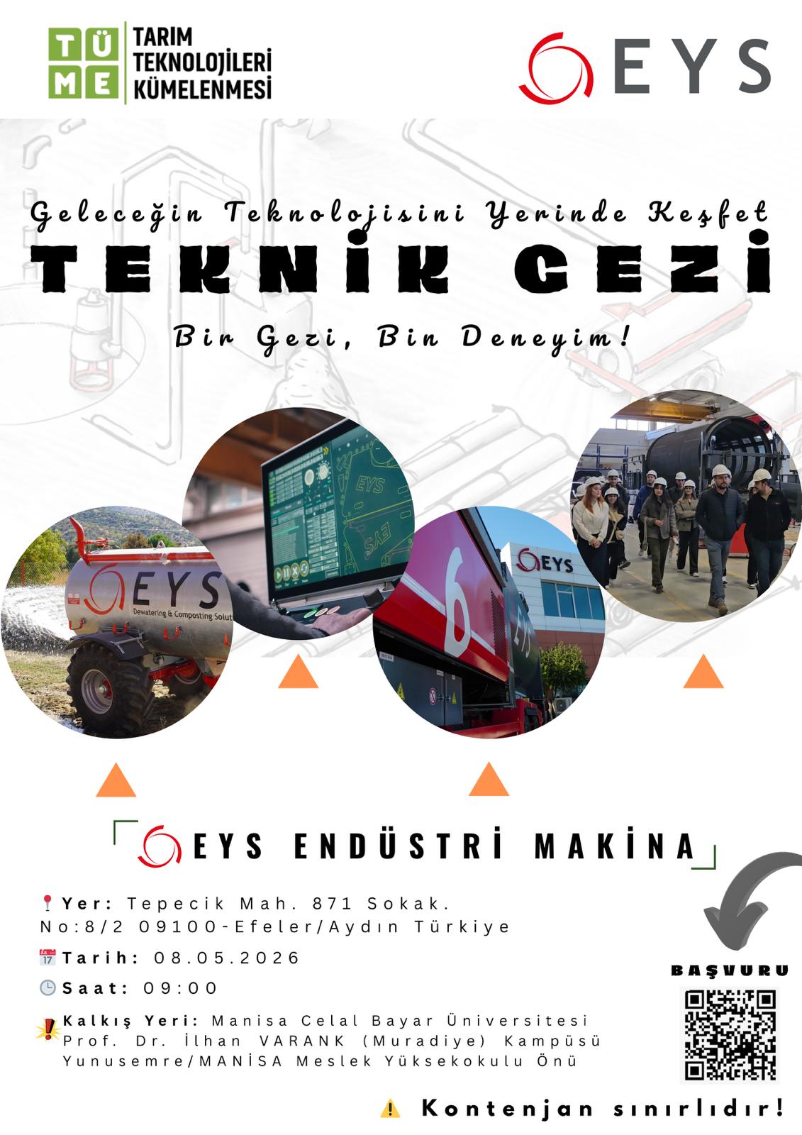 EYS Endüstri Makina Teknik Gezisi